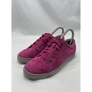 UGG Women's Sneakers Tomi Suede Lined L Sneaker Shoe Pink Size 6